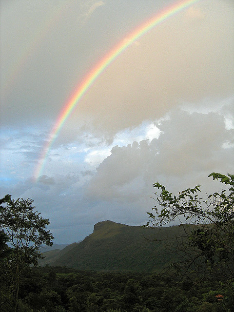 Landscape & Rainbow Credit: Lou Gold